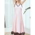 Pink Elegant Long Nightgown