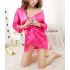 Pink Robe with Open Shoulder and Back