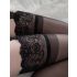 Black Garters with Stocking