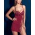 Red Embroidery Babydoll Comfort Slip Dress