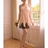 Summer Pink Black Chemise Dress