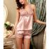 Rosegold Roundneck Comfortslip with Shorts