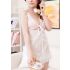 White Front Tie Simple Chemise
