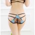 Strappy Oriental Floral Panties (Assorted Colors)