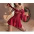 Unwrap Me Red Chemise Dress