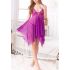 Enchanting Purple Flyaway Babydoll Dress