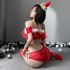 Red Sexy Two Piece Xmas Lingerie