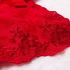 Red Front Tie Flyaway Slit Dress