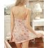 Floral Lace and Mesh Babydoll Dress