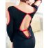 Black Dress With Red Lining