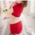 Passion Red Two Piece Cheongsam